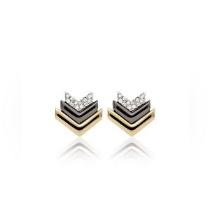 Chevron Stud Earrings